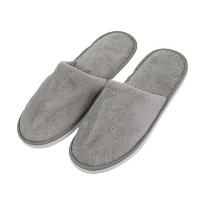 Imitation Cut Velvet Hotel Slippers Elegant Design with Durable Fabric