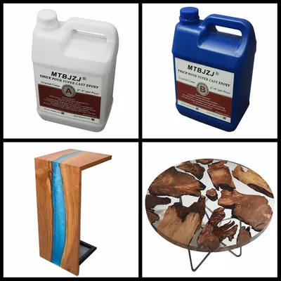 3 Gallons Per Kit Bubble Free Scratch Resistant Deep Cast Epoxy Resin Thick Pour