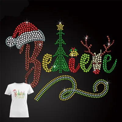 Christmas Heat Transfer Logo for Clothes Line