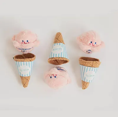 Pet Plush Stuffed Ice Cream Toy