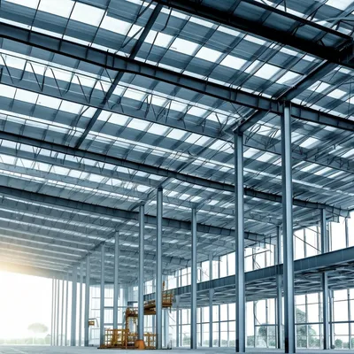 Prefabricated Cold Storage Metal Frame Prefab Building Structure Steel Construction Warehouse