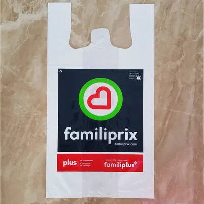 HDPE/LDPE Vest Bag Plastic T-Shirt Shopping Bag