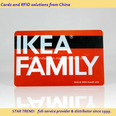 Full Colors Transparent PVC Magetic Stripe Card for Business Card