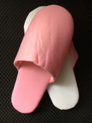 Thickness Sponge Indoor Slipper + Plastic DOT Sole
