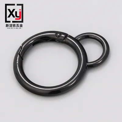Fashion Metal Gold O Ring Spring Clasp for Bag Accessories