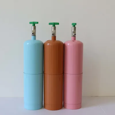 Empty Helium Gas Cylinder R134A R410A Refrigerant Cylinder 1L