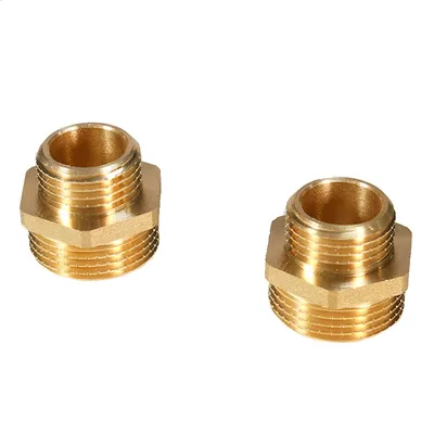 Bornic High Quality OEM ODM 1/2-2 Inch Bsp Nipple Coupling Brass Screw Fitting for Water Plumbing