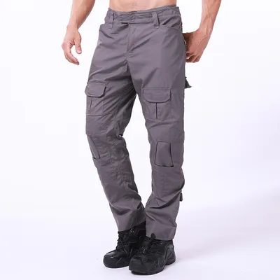 Gray Tactical Men Uniform Outdoor Hunting Pants