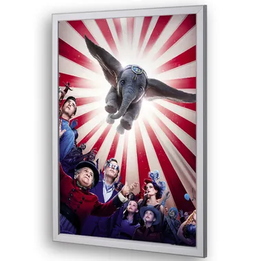 27X40 Wall Mounted Snap Frame Slim Light Box LED Light Guide Plate