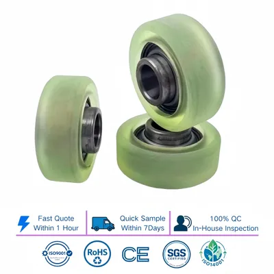 Silent High Elastic Bearing Load Wheel for Agv PU Load Wheel