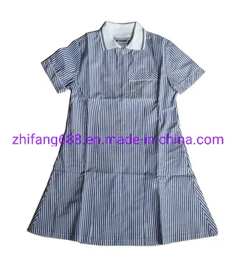 T/C 65/35 Yarn Dyed Girls Summer Dress School Uniforms
