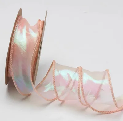 Fishtail Yarn Organza Lace Flowery Packaging Gift Box Decorative Ribbon