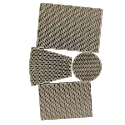 Factory Price Cordierite Honeycomb Ceramic Plate for Oven BBQ Grill Burner 140*100*13mm