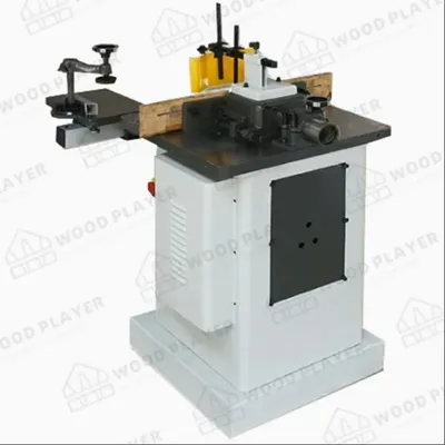Wp Acrylic Furniture Trimming Slotting Woodworking Machine Wood Spindle Shaper Moulder Woodworking Milling Machine Vertical Single-Axis Router Spindle Moulder