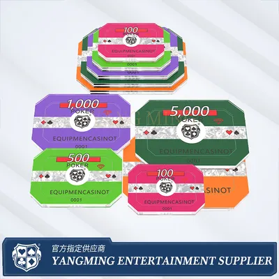 Multi-Layer Acrylic Casino Chip with RFID Option