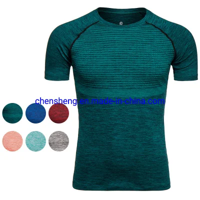 Mens Gym Wear Fitness Sports Running Short Sleeve T Shirt