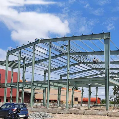 Custom Prefabricated Steel Structure Hight-Quality Steel Frame Workshops Plants