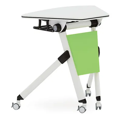 Fan-Shaped Collapsible Training Room Table Training Folding Table