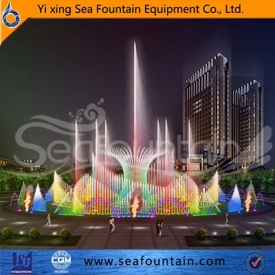 Seafountain Design Outdoor European Style Multimedia Pool Fountain