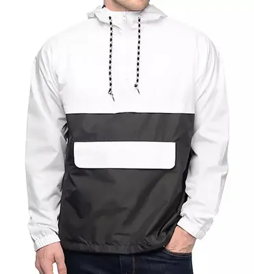 New Design Polyester Windbreaker Jacket Wholesale Hooded Zip up Wind Breaker Jacket