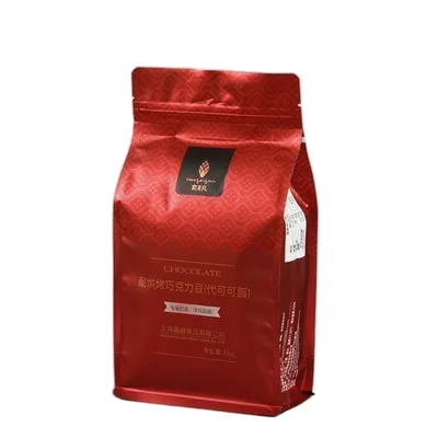 Freshness Preserving Flat Bottom Tea Bag with Secure Zipper