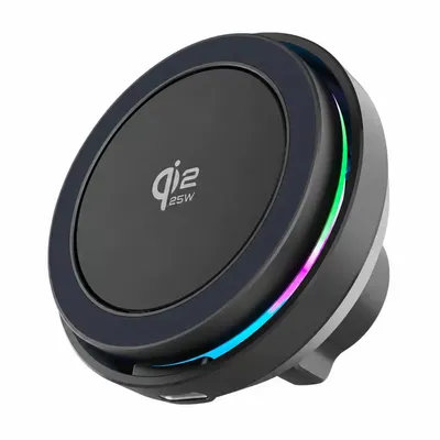 Magnetic Automatic Positioning Fast Charging Mobile Phone Charging Holder Car Wireless Charger