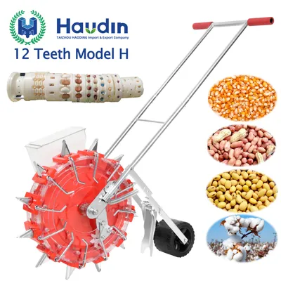 Rugged No Till Manual Hand Push Seeder Planter
