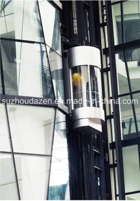 Panoramic Sightseeing Elevator Popular Commercial Glass Observation Elevator