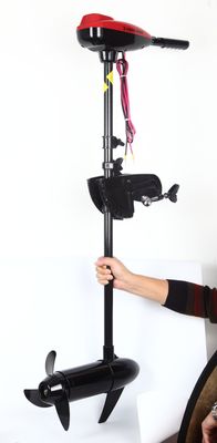 46lbs Thrust Boat Outboard Trolling Motor Electric Outboard Boat Motor Power 480W for Red Color