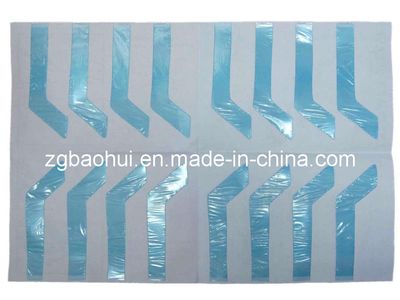 Disposable Eyeglass Sleeve on Paper Sheet