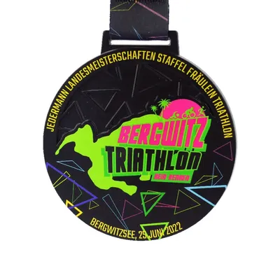 Personalized Football Stainless Steel Metal Medal Custom Riding Sports Medals Weightlifting Medal for Awards