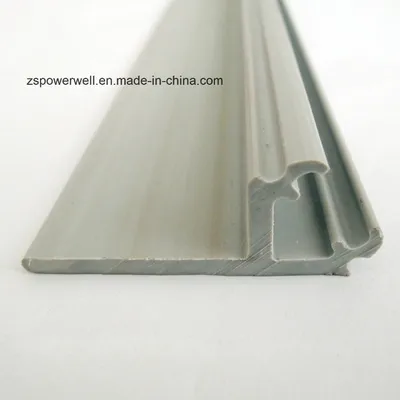 Y Shape Wooden Grain PVC Plastic Profile