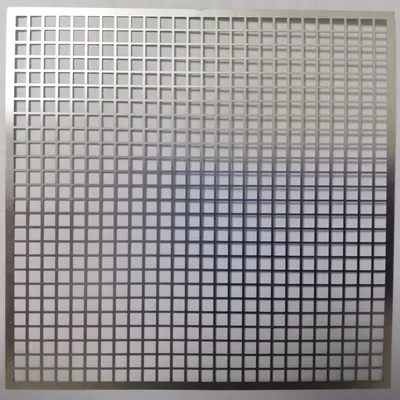 Square Hole Perforated Metal Grille for Industrial Screening