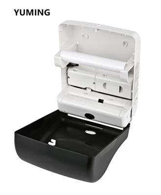 Black Water Proof Automatic Jumbo Roll Towel Toilet Tissue Paper Dispenser for Washroom and Kitchen 10%off