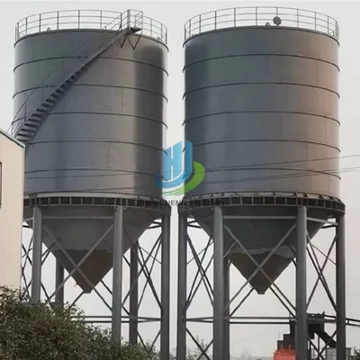 Vertical Carbon Steel Industrial Liquid Sewage Treatment Water Storage Tank with High Performance Epoxy Lining for Wastewater Treatment