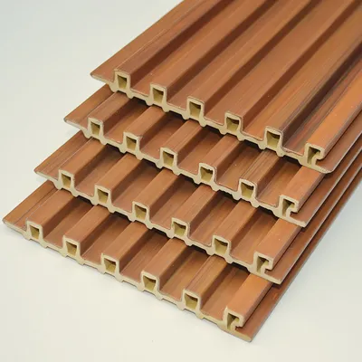 Entry Divider WPC Panel Grille for Neat Indoor Living Space Separation