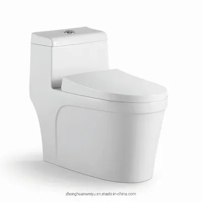 Sanitary Ware Bathroom Ceramic Wc One Piece Toilet Bowl Tornado Flush