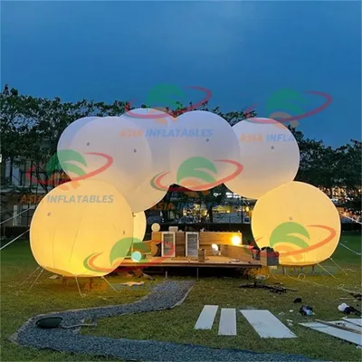 Inflatable Art Cloud Ball Outdoor Decoration Inflatable Cloud Art Sculpture Balloon