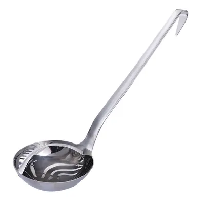 Dual Purpose 304 Stainless Steel Measuring Hotpot Soup Spoon