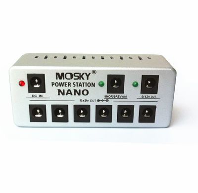 Nano Power Station Guitar Pedal Power Supply-Silver