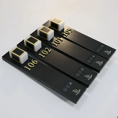 Manufacturer Hotel Doorplate with Doorbell System