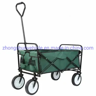 Outdoor Folding Wagon Folding Trolley Beach Wagon Cart Camping Carrier Tc1101
