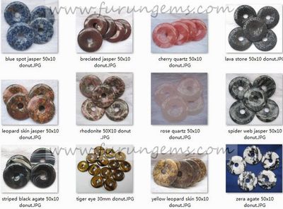 Semi-Precious Stone Donut