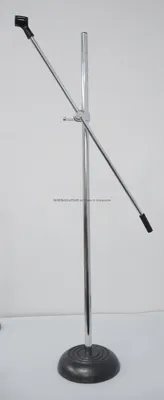 Ys-107, Heavy Mic Stand/Professional Round Base Stand/Boom Stand /Professional for Mic Stand/ Electroplate Mic Stand/, Sliver Mic Stand