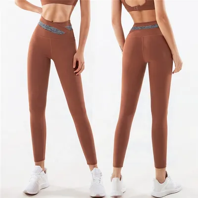 Custom Logo Wholesale Workout Gym Wear Apparel Tights Woman Leggings Compression Yoga Pants Factory