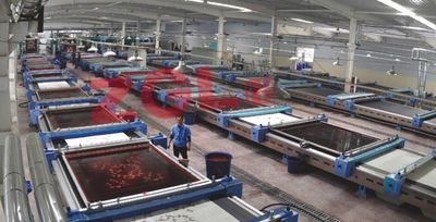 Automatic Magnetic Flat Screen Printing Machine for Blanket Textile Fabrics