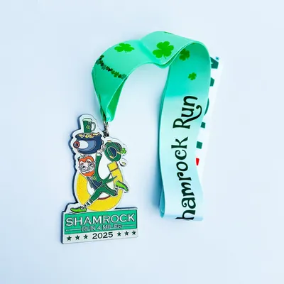Customized Metal Logo Sports Running Electroplated Zinc Alloy Reward Medal