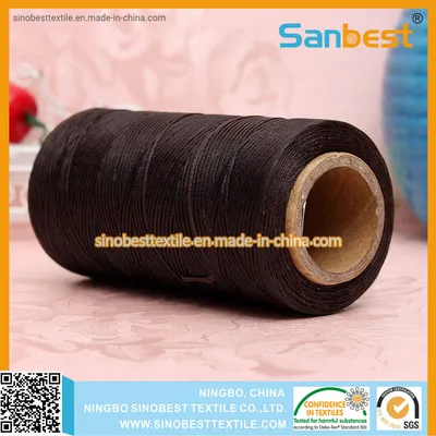 Good Performance 100% Polyester Waxed Thread on Small Reels