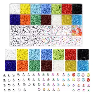 Crystal Glass Rice Bead Filling Craft Round Bead for DIY