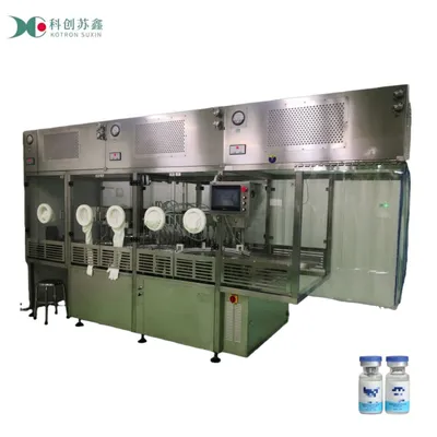 Servo Controlled Aseptic Automatic Vial Liquid Filling Stoppering Machine for Antibiotics Manufacturing